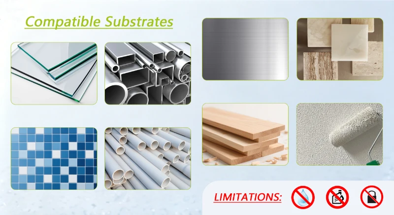 Substrats compatibles et limitations