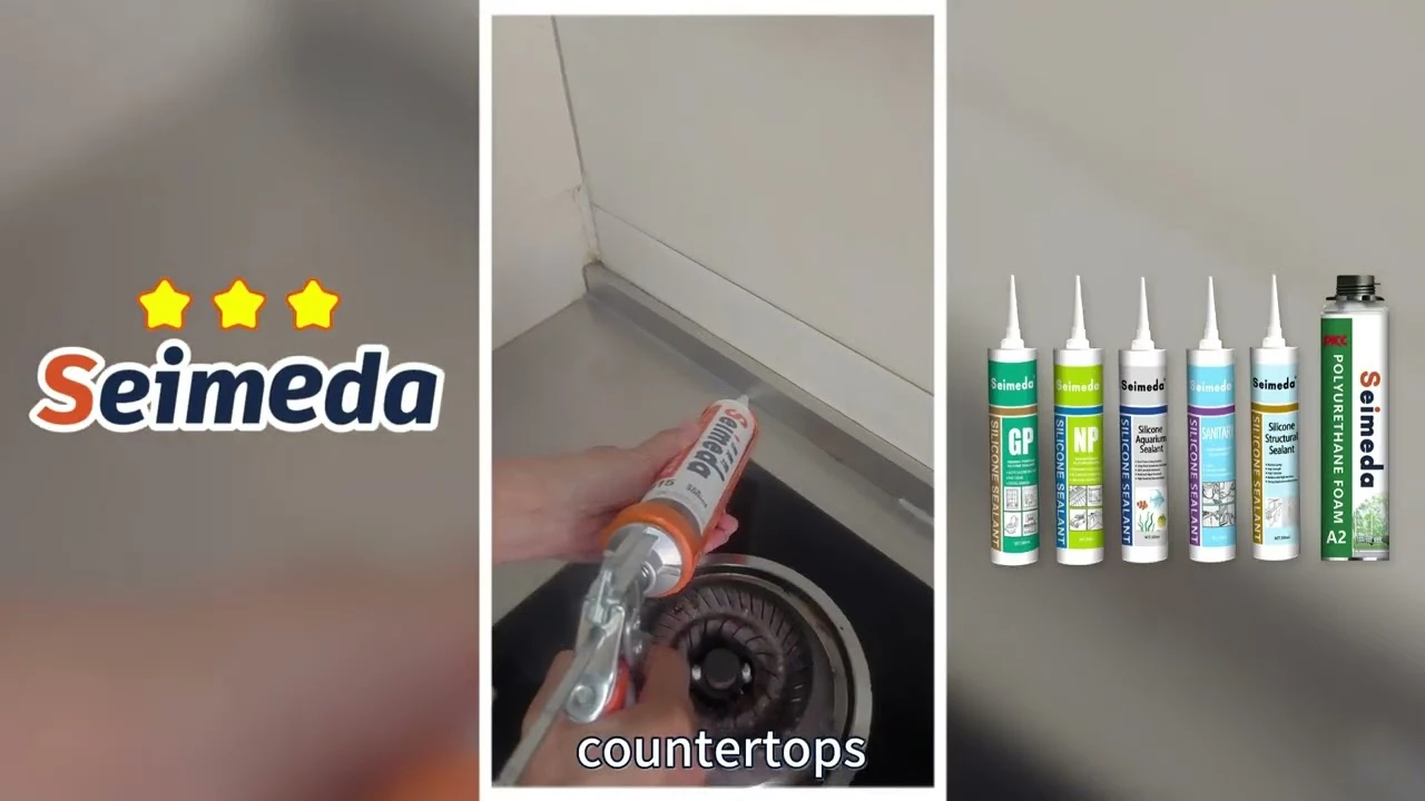 Mastic silicone cuisine et salle de bain
