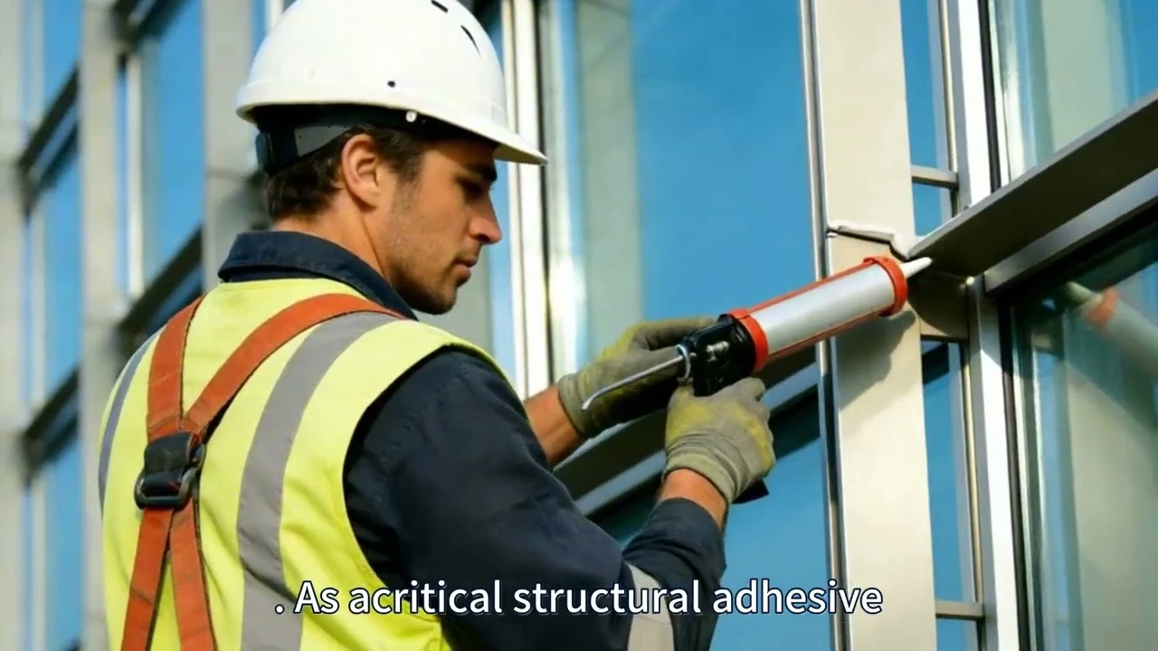Application de scellant pour murs-rideaux et d&eacute;monstration de performances | Mastic silicone pour mu