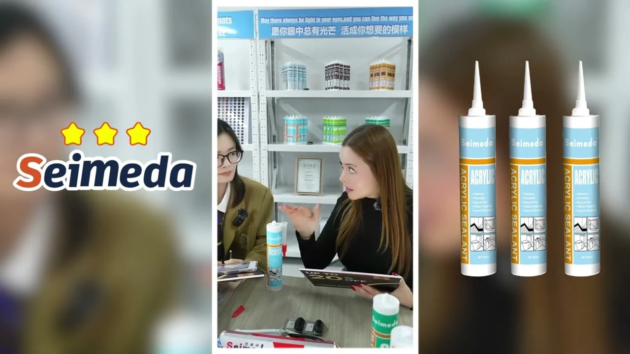 Introduction de l'adh&eacute;sif acrylique Mastic acrylique &agrave; base d'eau pour la construction