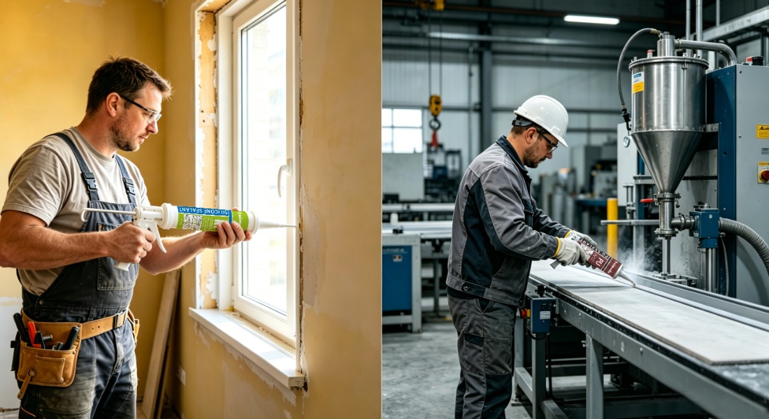 Mastic silicone vs mastic polyuréthane : quelles sont les différences ?