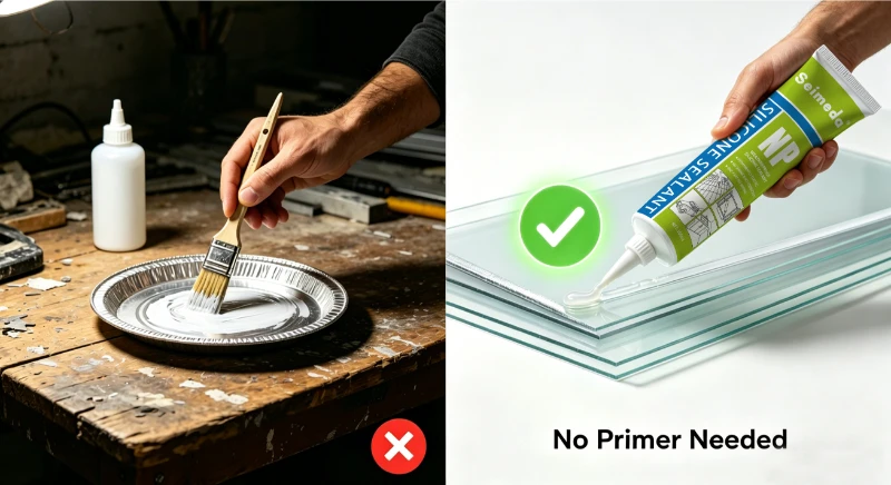 Adh&eacute;sion sans appr&ecirc;t sur les m&eacute;taux et la plupart des plastiques