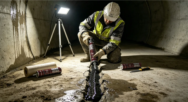 Solution 2&nbsp;: Scellement &eacute;tanche des joints de b&acirc;timents et d&rsquo;infrastructures
