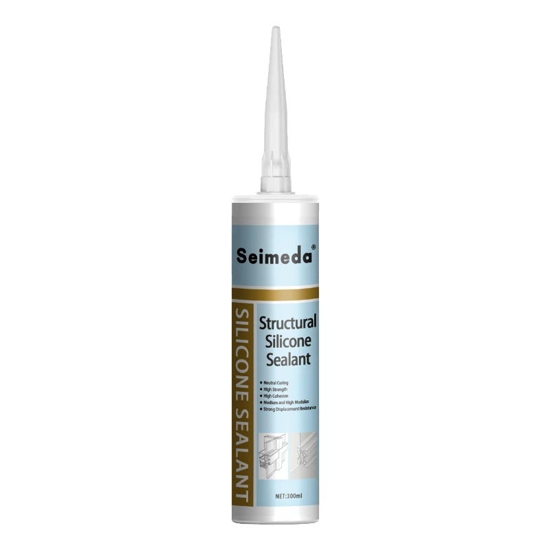 Mastic silicone structurel